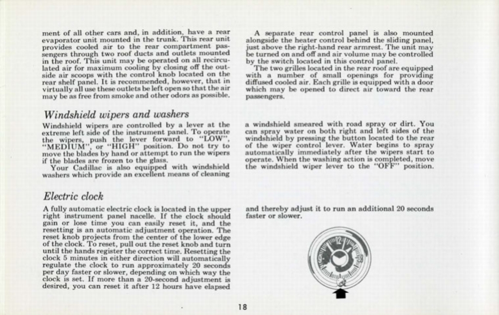 1960 Cadillac Owners Manual Page 24